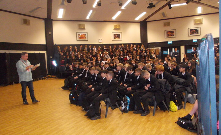 Image of Year 7 Meet Author Curtis Jobling