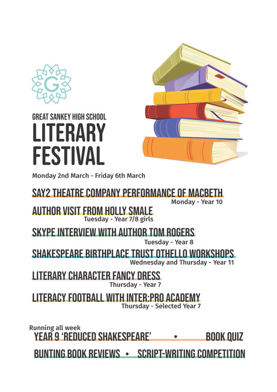 Image of Great Sankey Literary Festival