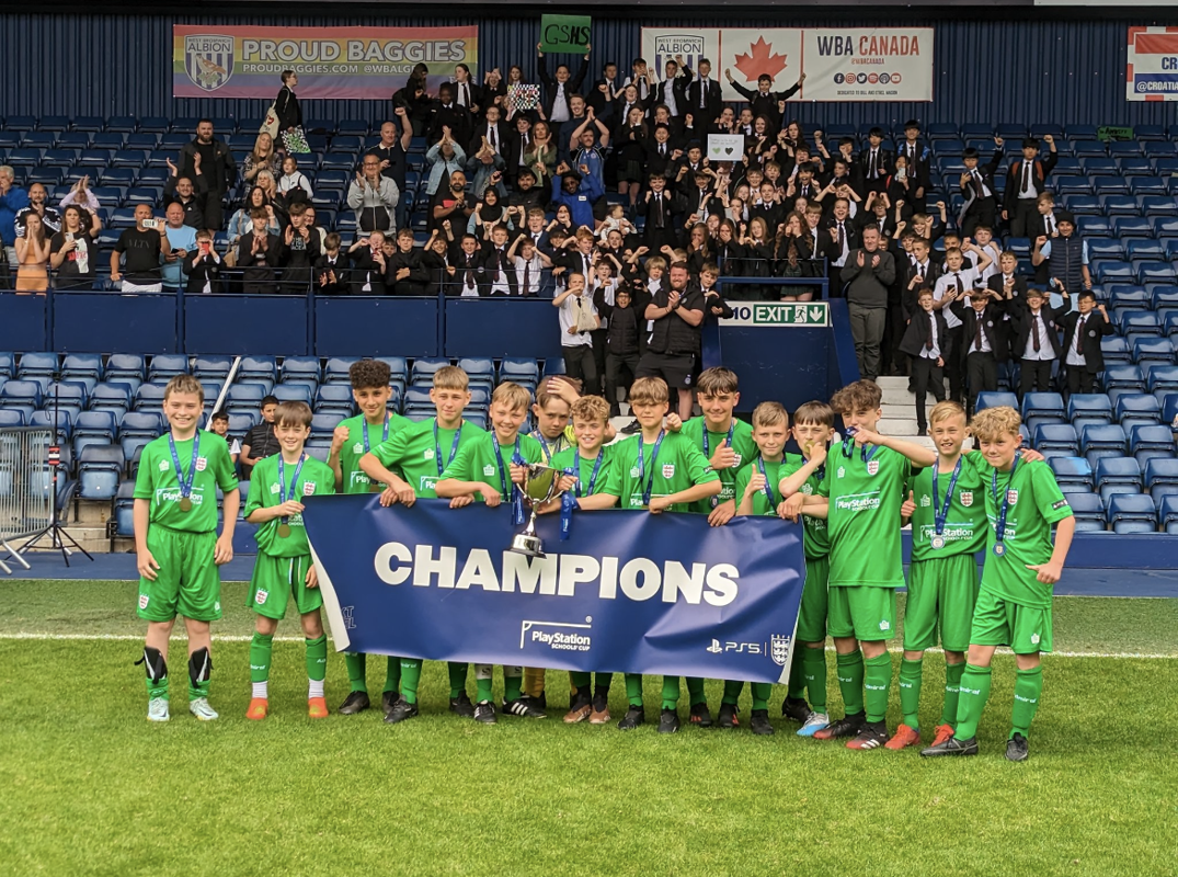Image of Great Sankey High School's Year 7 Football Team Makes History in PlayStation National Cup Final