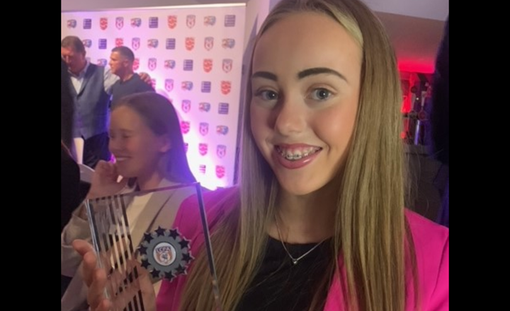 Image of Rising Star Ellie Shines Bright with Best Refereeing Newcomer Award