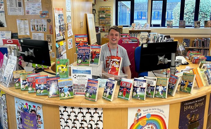 Image of Matt Oldfield's Visit Ignites Literary Excitement Ahead of World Book Day